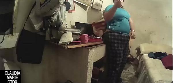  A fucked in the most disgusting kitchen in the world